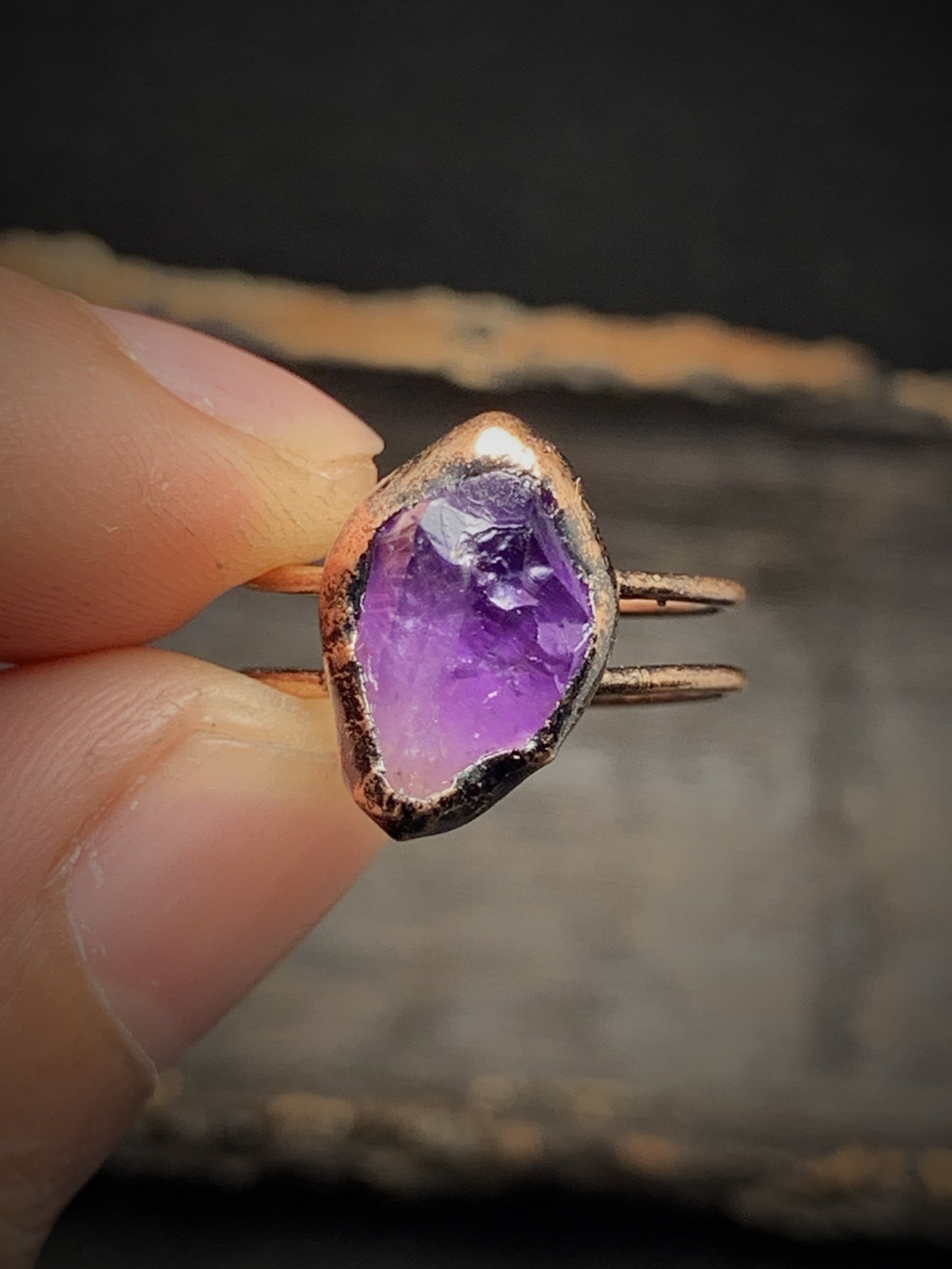 February (Amethyst) Ring