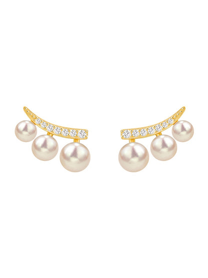 Vintage pearl earrings