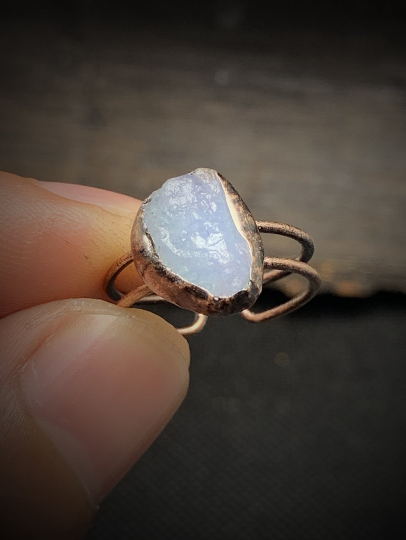 March (Blue Kyanite) Ring