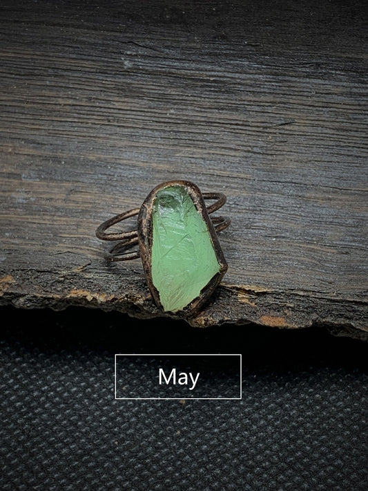 May (Green Fluorite) Ring