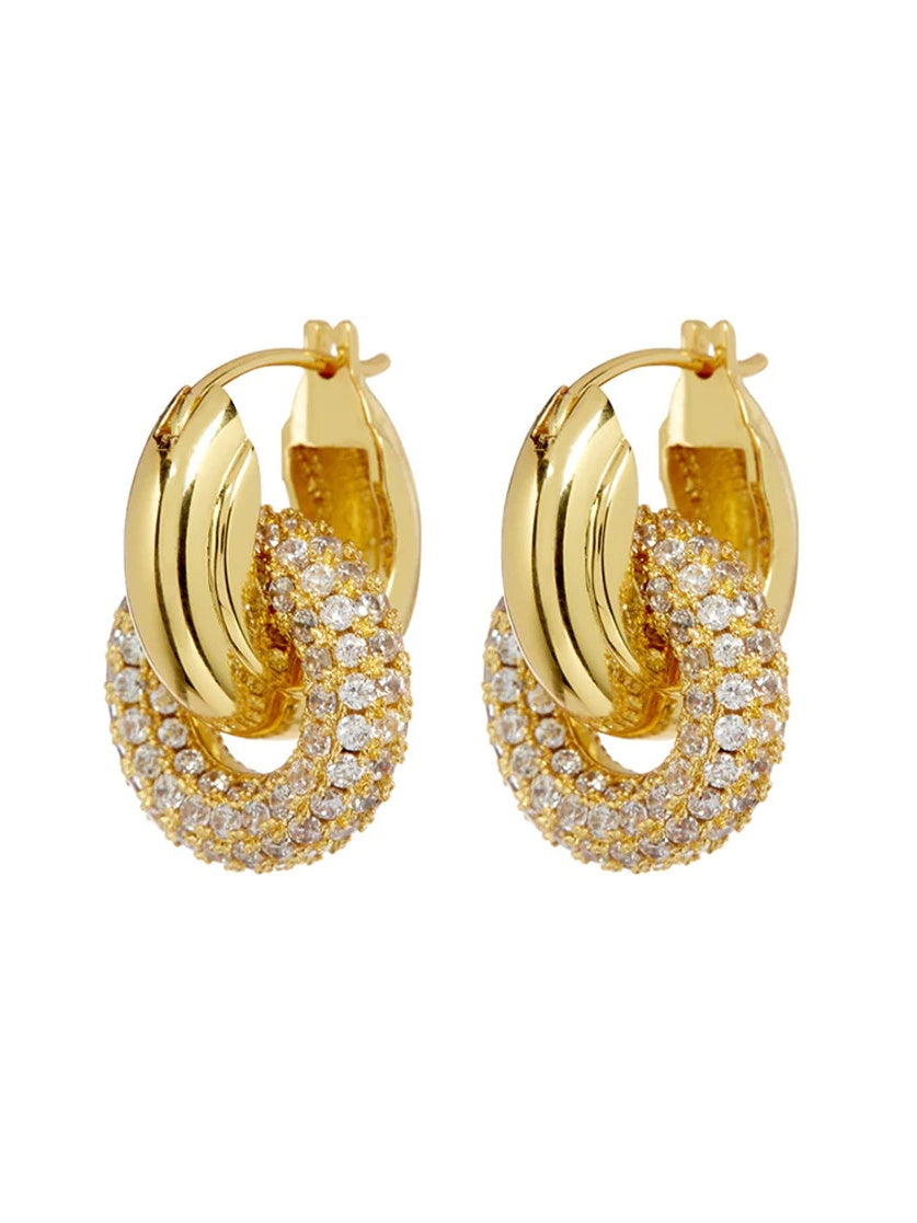 Vintage Micro Zirconia Earrings