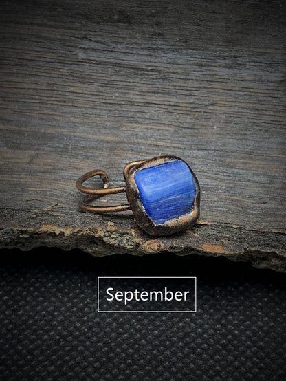 September (Lapis Lazuli) Ring