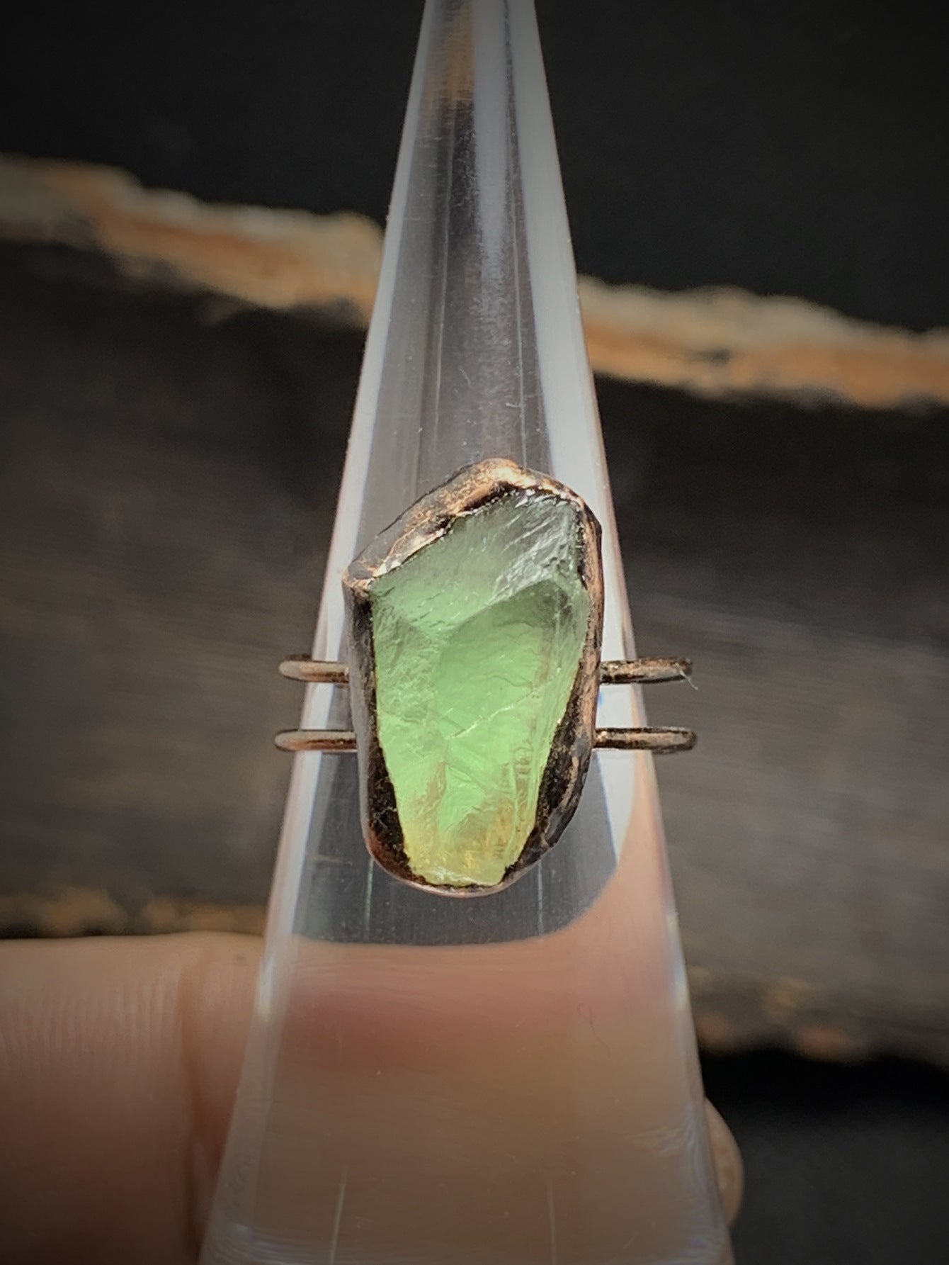 May (Green Fluorite) Ring