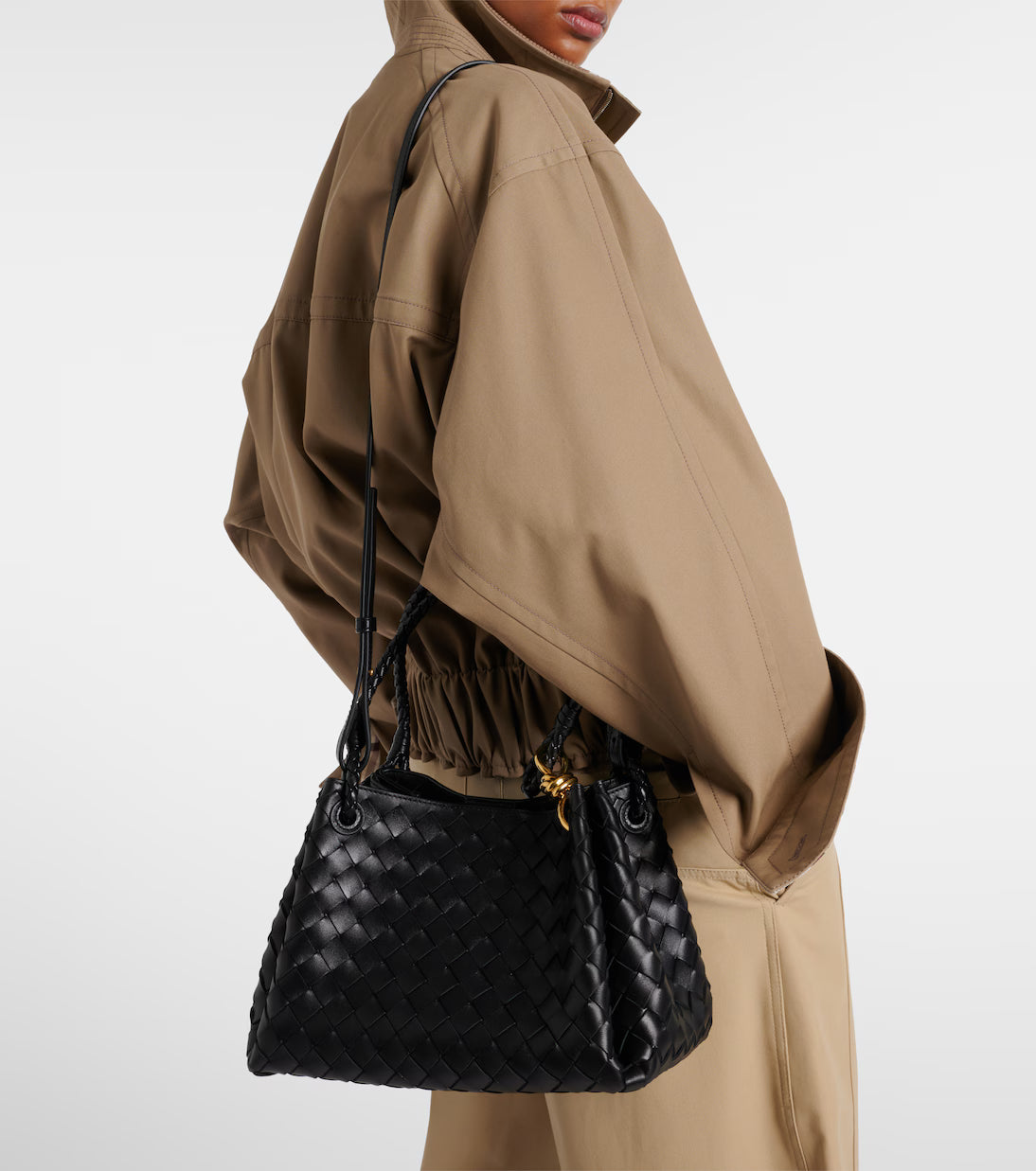 Lucienne Bordeaux Woven Shoulder