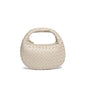 Luxe Woven Crescent Bag