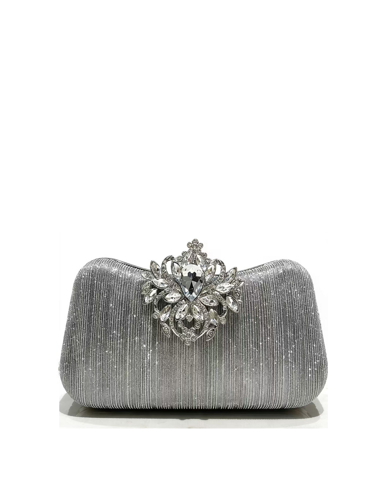 The Aurelia Crystal-Embellished Evening Clutch