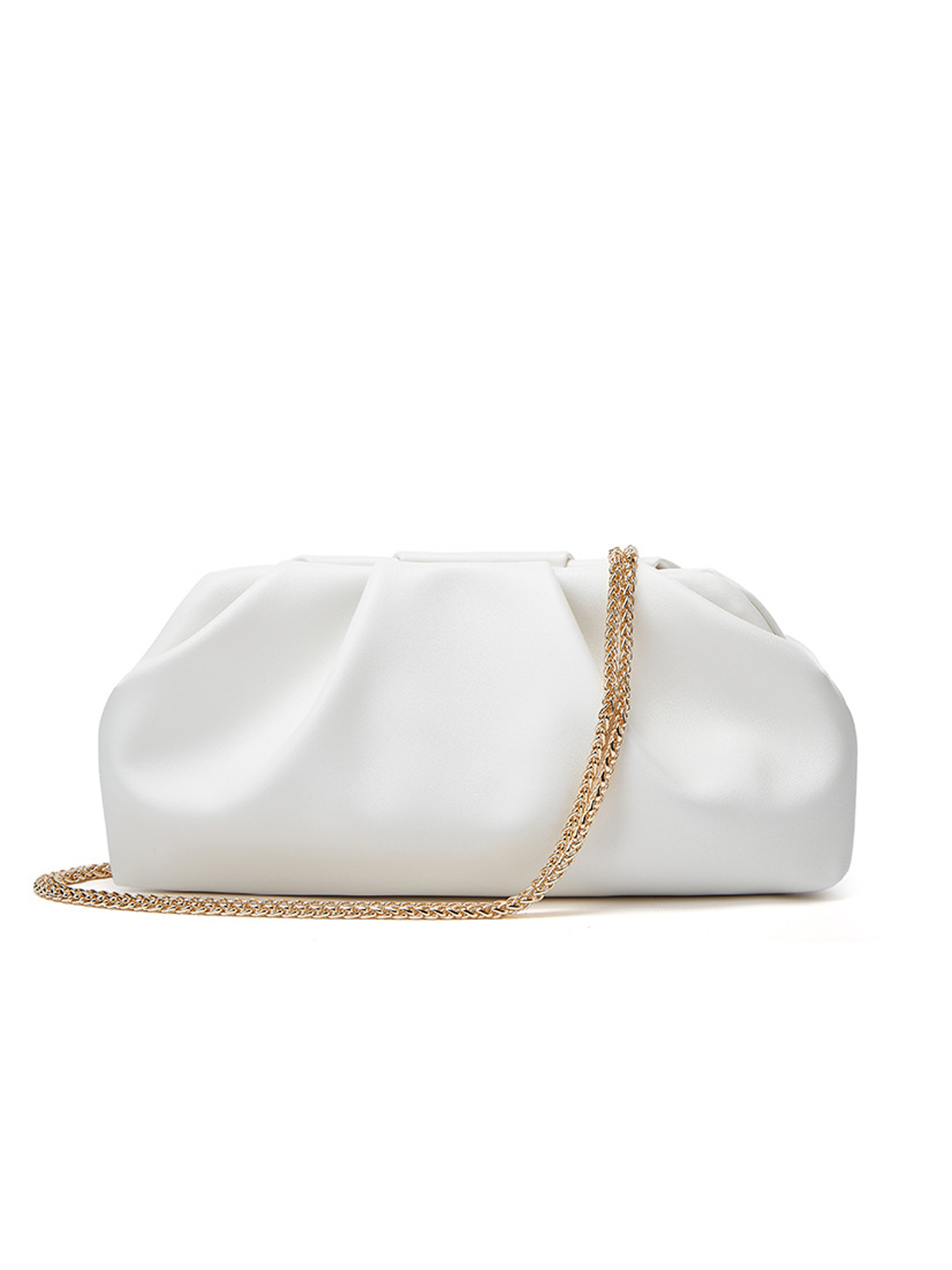 Celina Metallic Cloud Clutch