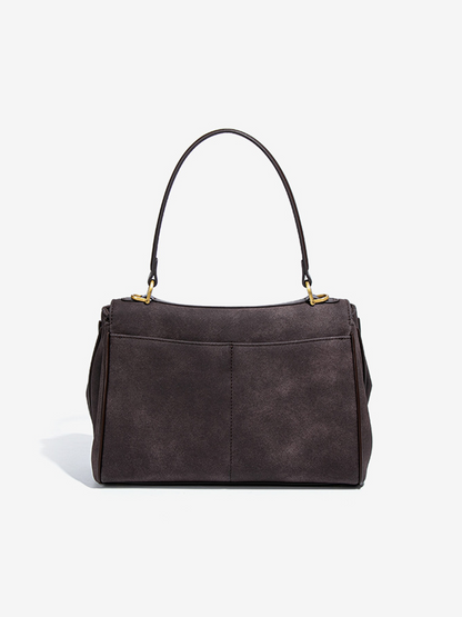 Selene Suede Luxe Satchel