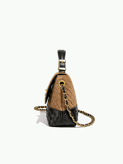 Aurelia Duo-Weave Suede Luxe Bag