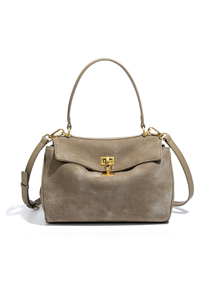 Selene Suede Luxe Satchel
