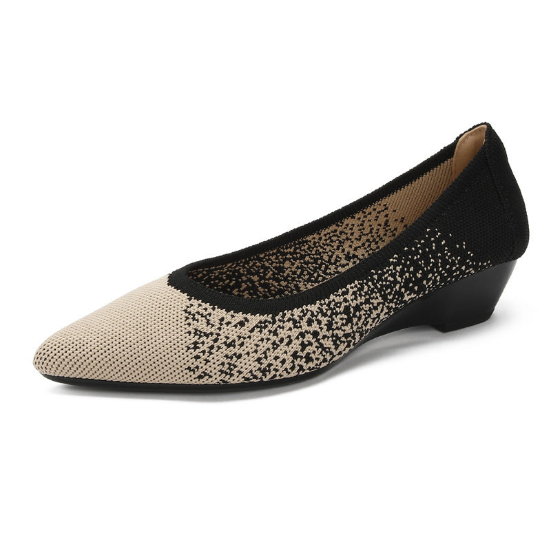 Pointed-Toe Ballet Flats