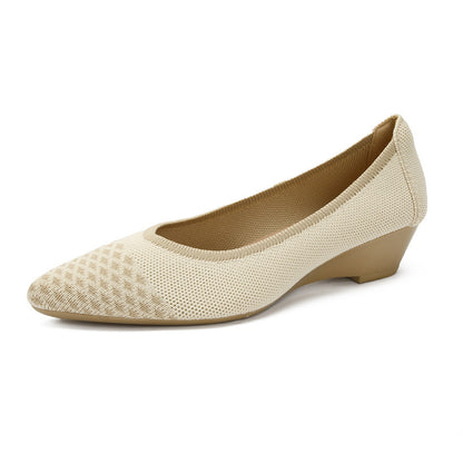 Pointed-Toe Ballet Flats