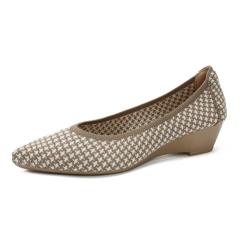 Pointed-Toe Ballet Flats