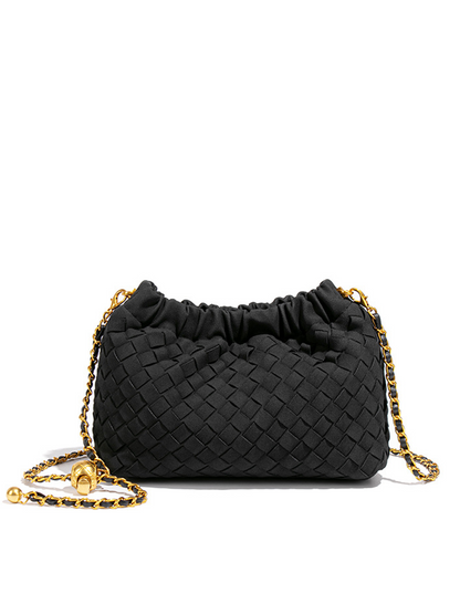 Aurelia Suede Weave Mini Crossbody