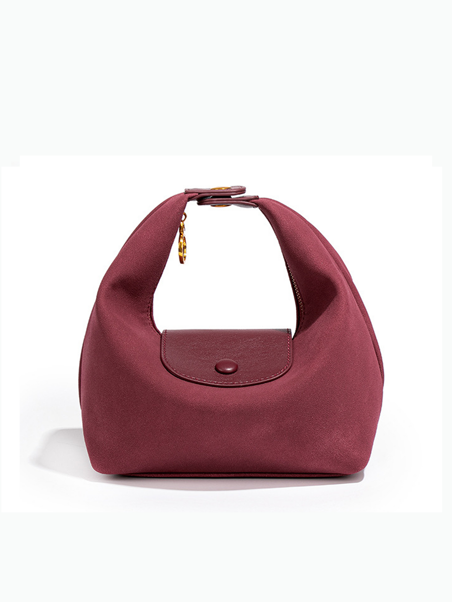 Aurelia Velvet-Matte Mini Hobo