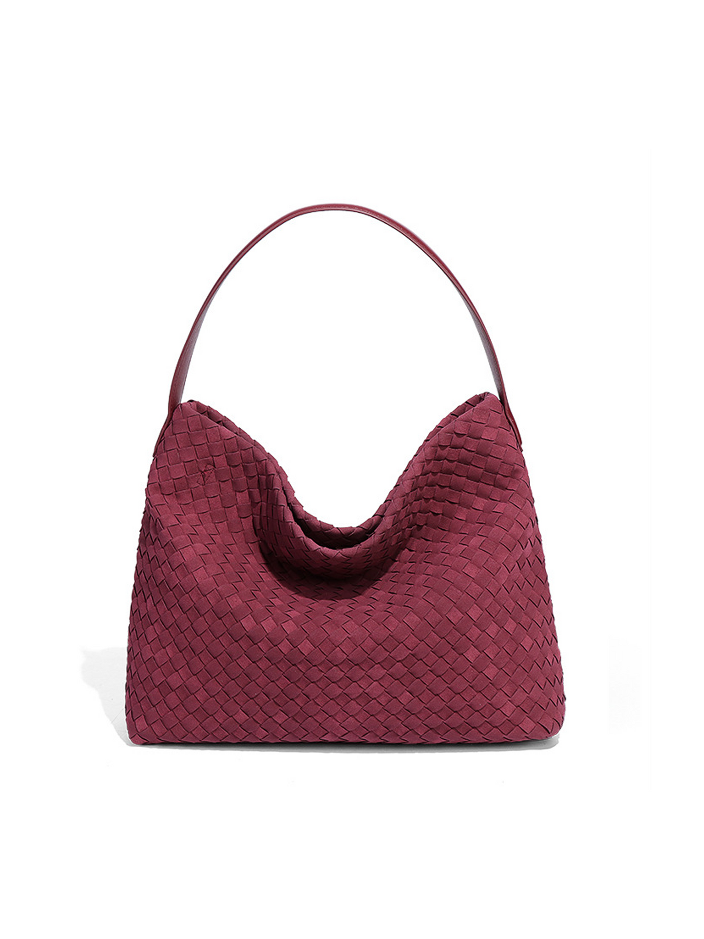 Aurevo Suede Weave Luxe Tote