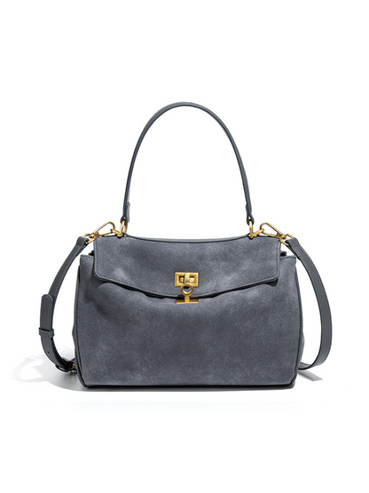 Selene Suede Luxe Satchel