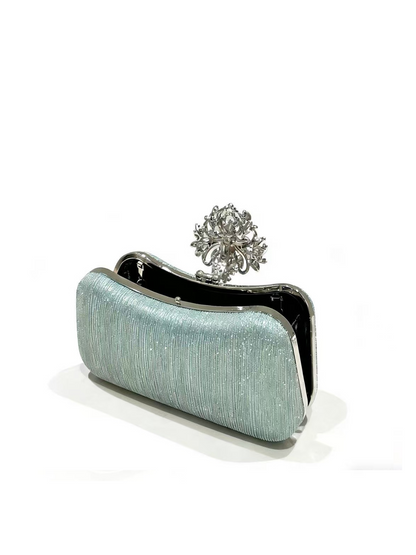The Aurelia Crystal-Embellished Evening Clutch