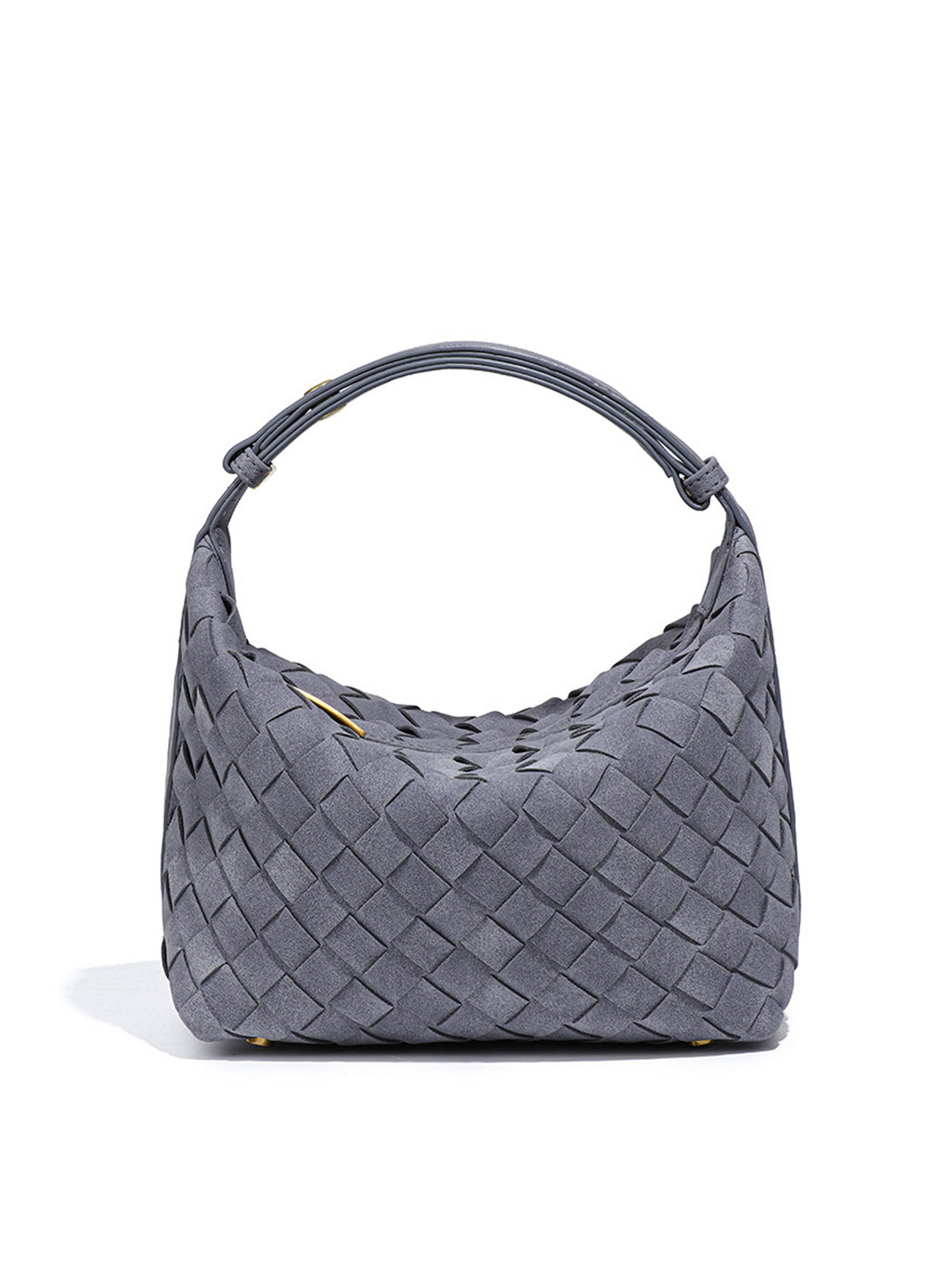 Valencia Suede Weave Shoulder Bag
