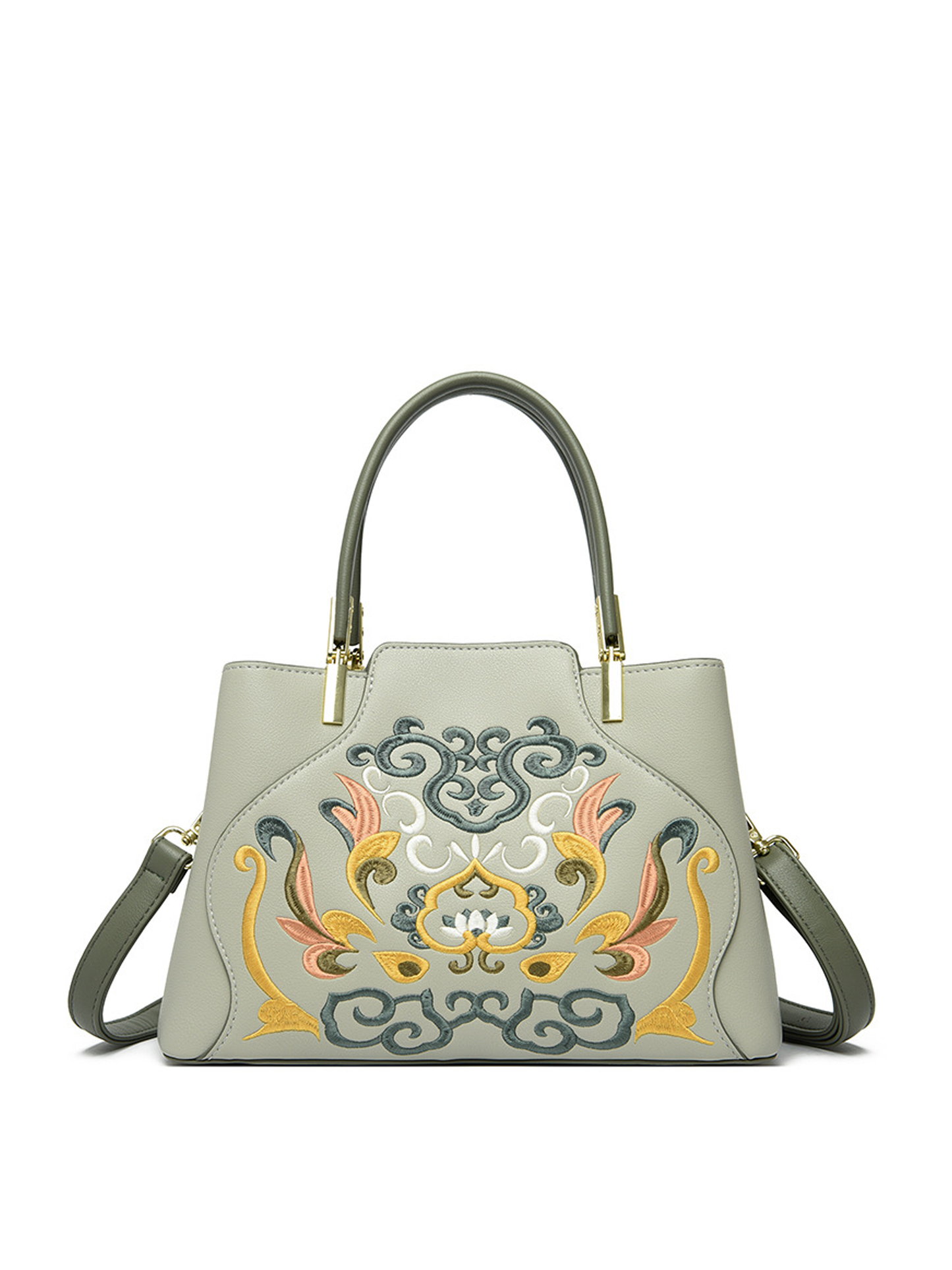 Celestia Embroidered Elegance Handbag