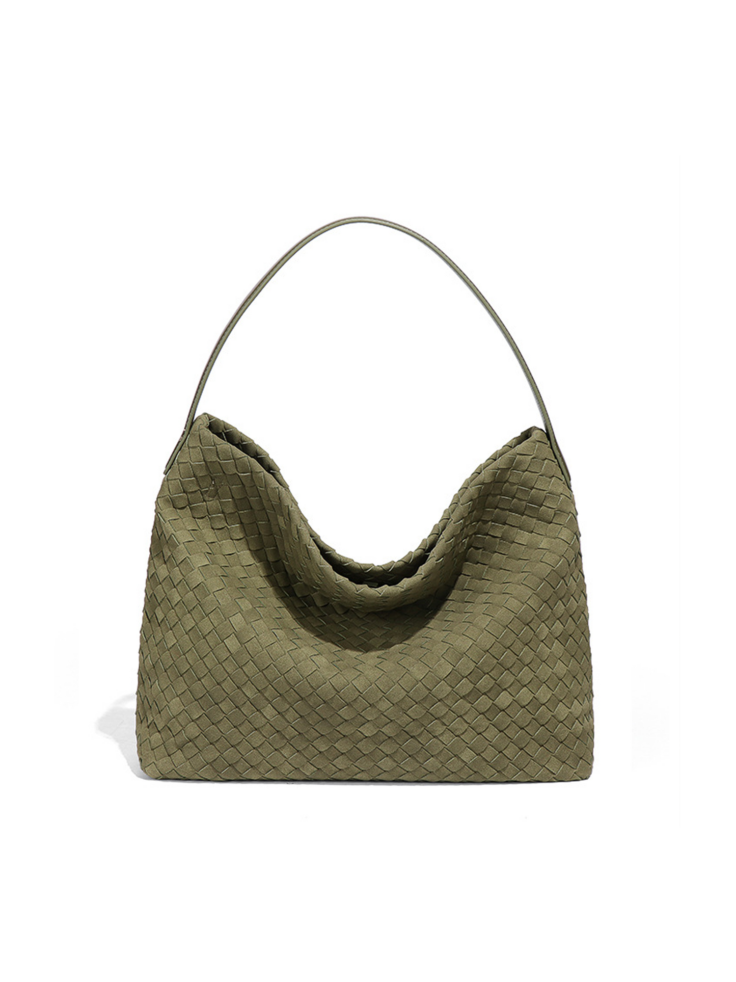 Aurevo Suede Weave Luxe Tote