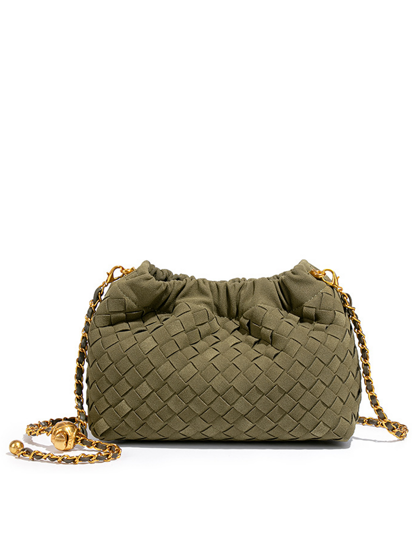 Aurelia Suede Weave Mini Crossbody