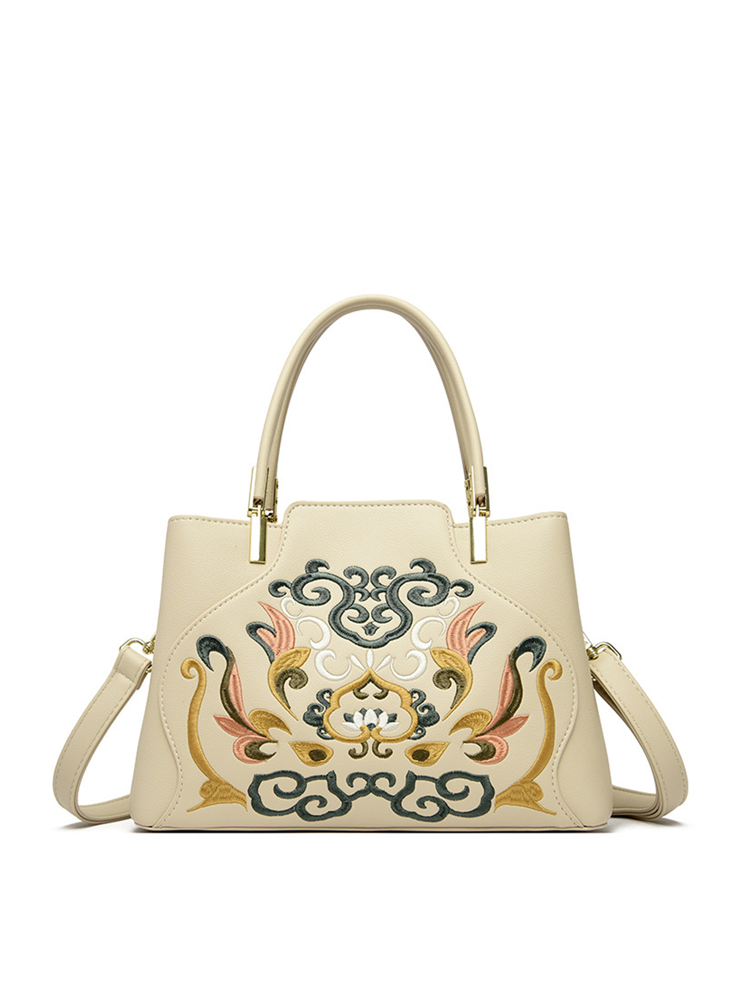 Celestia Embroidered Elegance Handbag