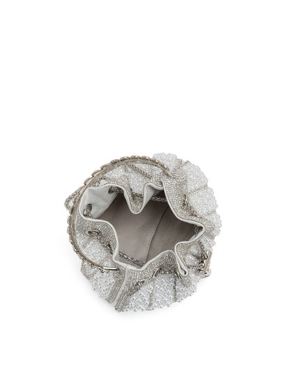 The Aurélia Pearl Drawstring Evening Bag