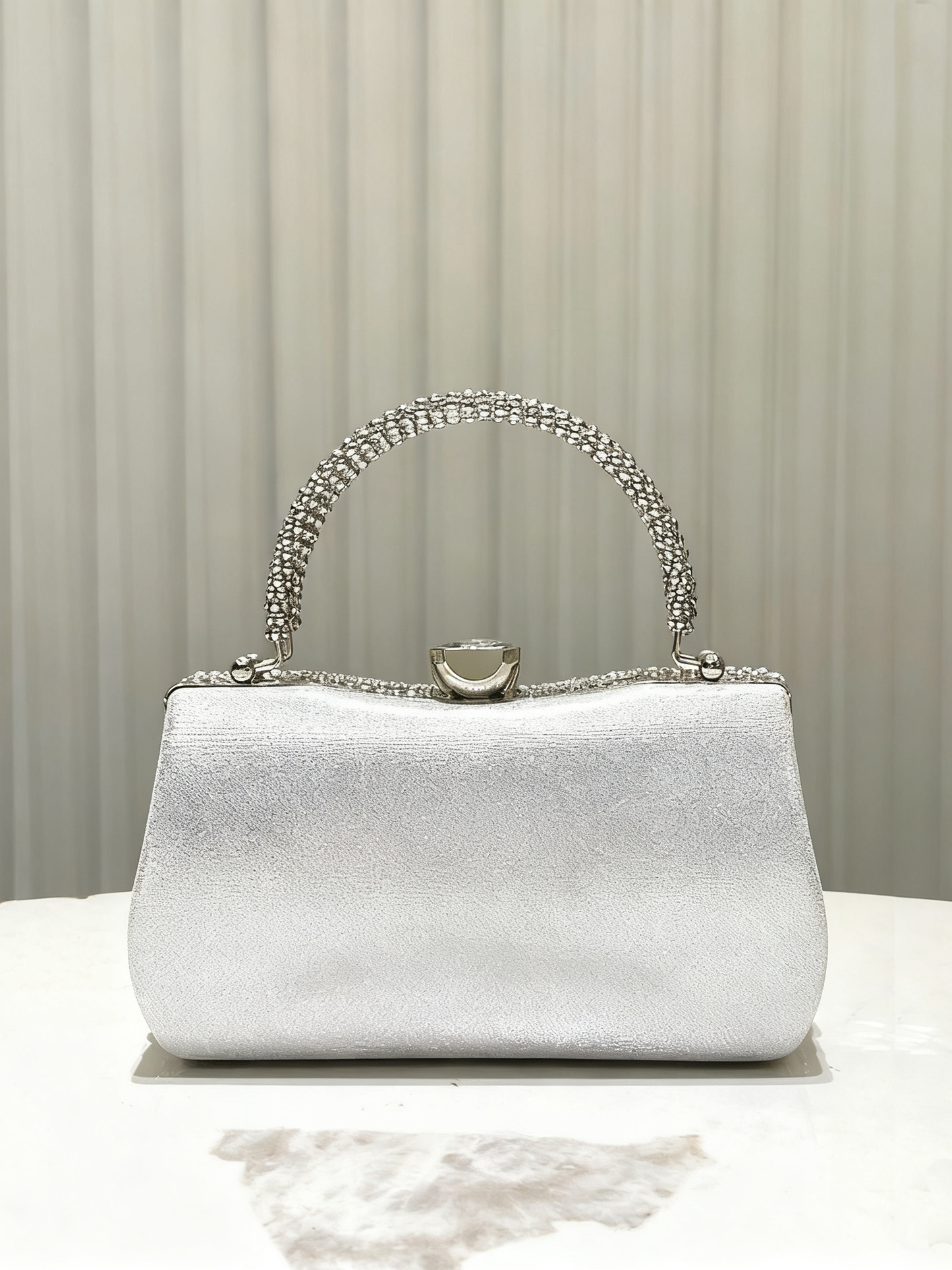 Aurelia Cascade Crystal Clutch