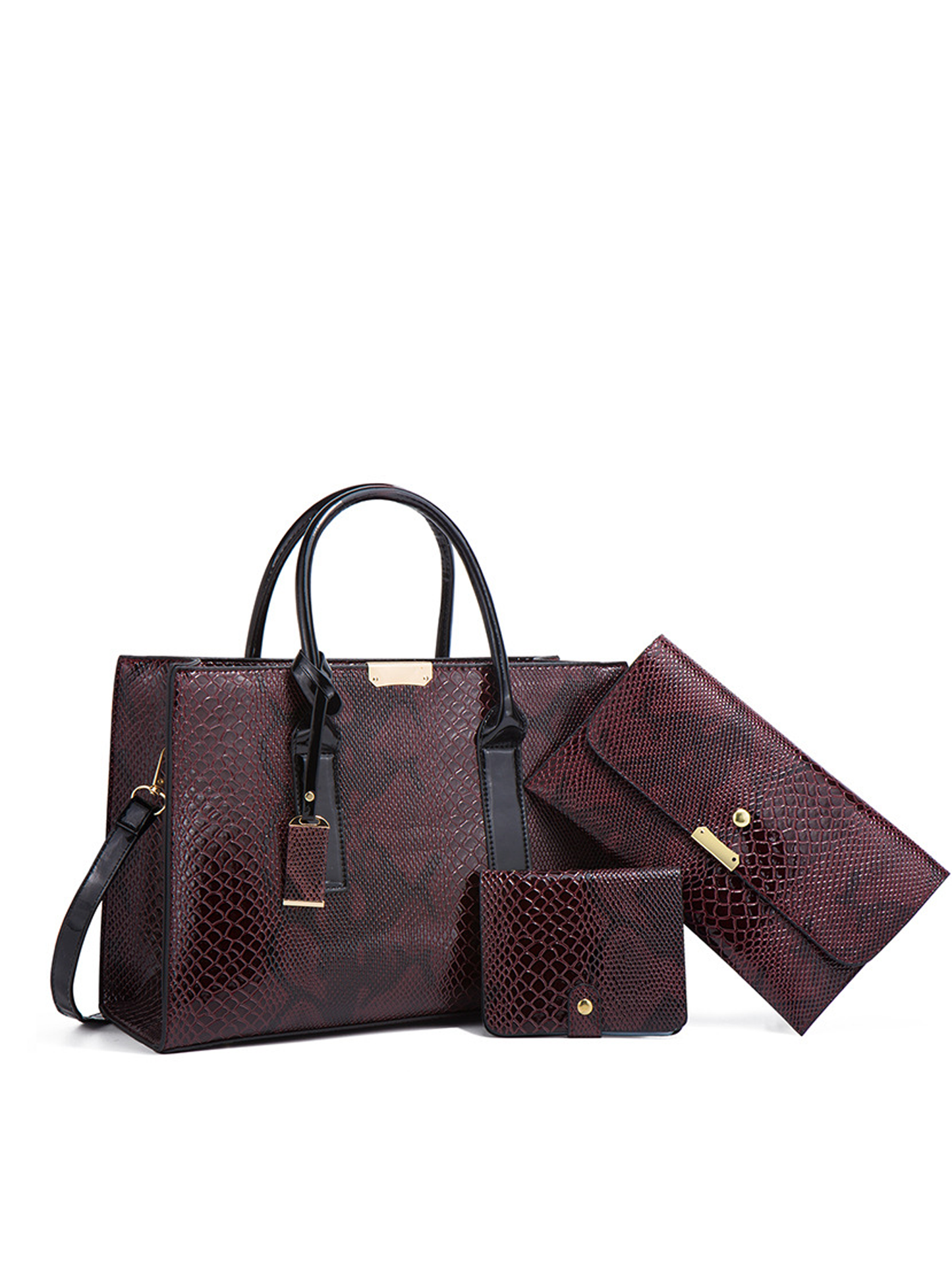 Serpentina Luxe 3-Piece Tote Set