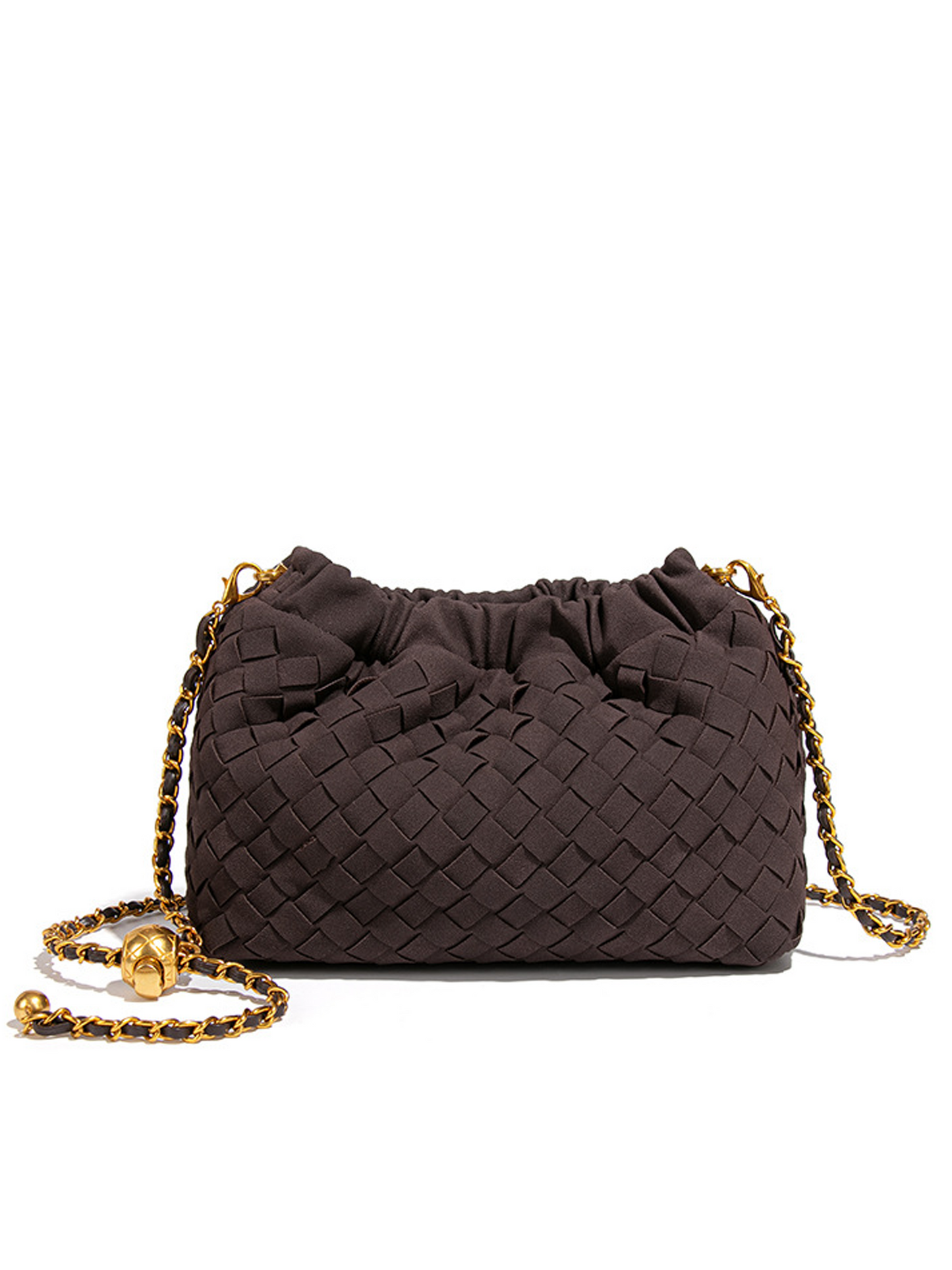 Aurelia Suede Weave Mini Crossbody