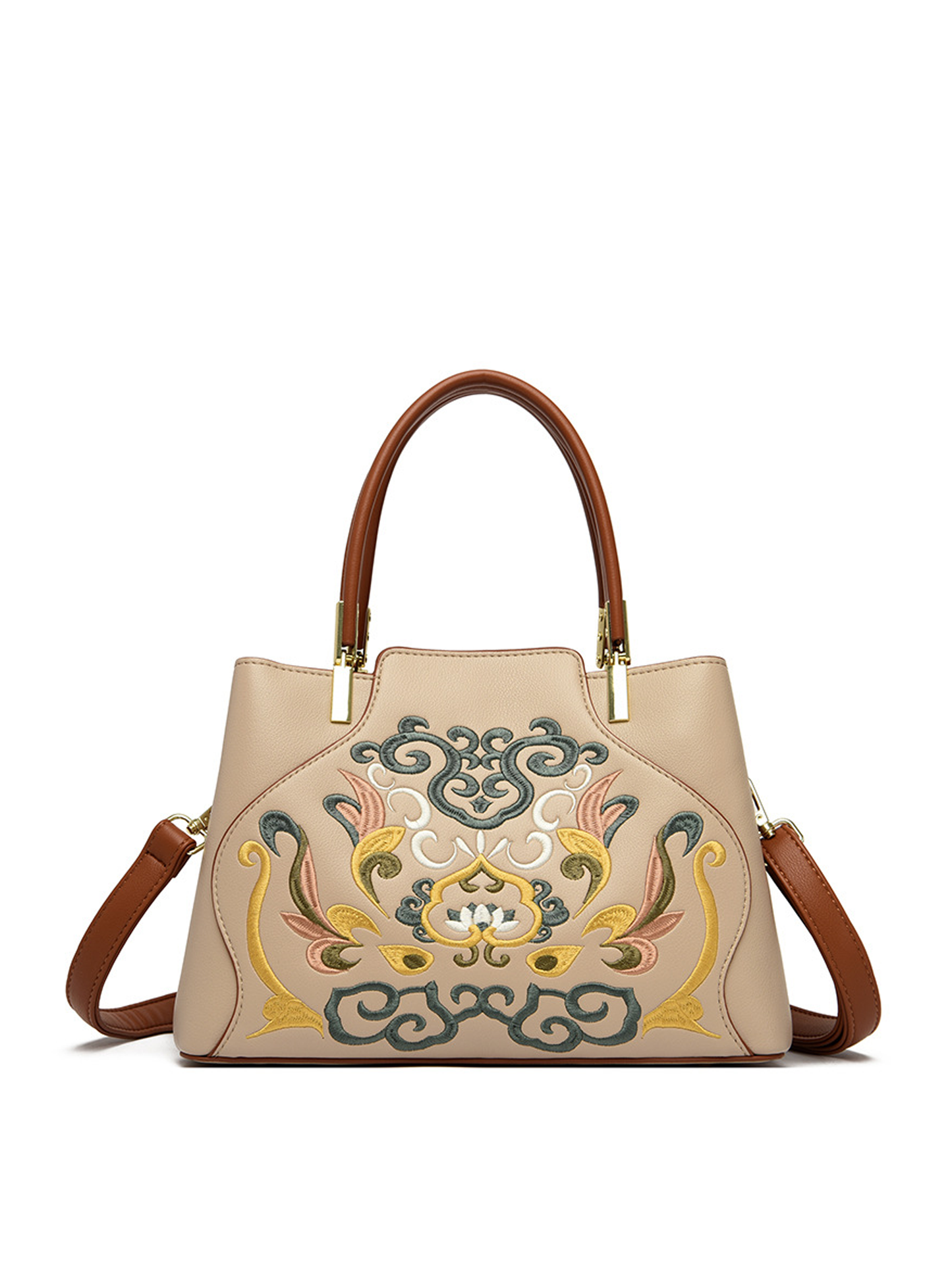 Celestia Embroidered Elegance Handbag